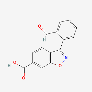 3-(2-Formylphenyl)benzo[d]isoxazole-6-carboxylic acid