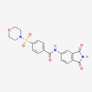 N-(1,3-dioxoisoindolin-5-yl)-4-(morpholinosulfonyl)benzamide