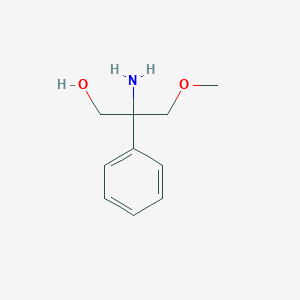 molecular formula C10H15NO2 B2710339 2-Amino-3-methoxy-2-phenylpropan-1-ol CAS No. 1339019-88-3