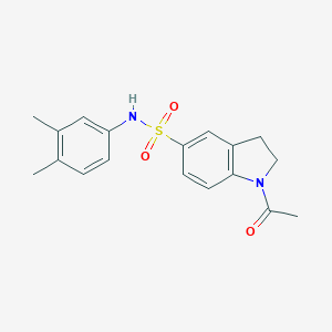 1-acetyl-N-(3,4-dimethylphenyl)-5-indolinesulfonamide