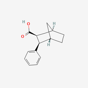 molecular formula C14H16O2 B2710340 (1R,2S,3R,4S)-3-Phenylbicyclo[2.2.1]heptane-2-carboxylic acid CAS No. 24736-65-0