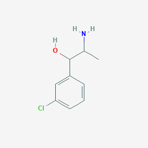 molecular formula C9H12ClNO B2710429 2-Amino-1-(3-chlorophenyl)propan-1-ol CAS No. 1038241-80-3