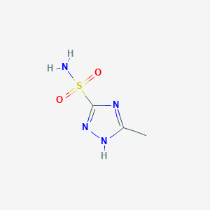 molecular formula C3H6N4O2S B2710452 3-Methyl-1H-1,2,4-triazole-5-sulfonamide CAS No. 29982-54-5