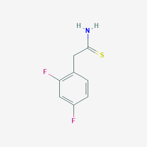 B2710465 2-(2,4-Difluorophenyl)ethanethioamide CAS No. 1250595-91-5