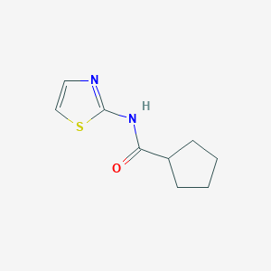 N-(1,3-thiazol-2-yl)cyclopentanecarboxamide