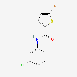 5-bromo-N-(3-chlorophenyl)thiophene-2-carboxamide