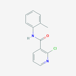 molecular formula C13H11ClN2O B2710489 2-氯-N-(2-甲基苯基)吡啶-3-甲酰胺 CAS No. 57841-42-6