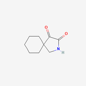 molecular formula C9H13NO2 B2710529 2-Azaspiro[4.5]decane-3,4-dione CAS No. 2375274-23-8