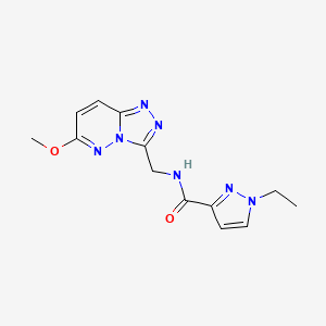 1-ethyl-N-((6-methoxy-[1,2,4]triazolo[4,3-b]pyridazin-3-yl)methyl)-1H-pyrazole-3-carboxamide