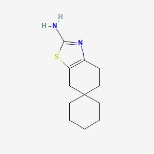 5,7-dihydro-4H-spiro[1,3-benzothiazole-6,1'-cyclohexane]-2-amine