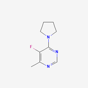 5-Fluoro-4-methyl-6-pyrrolidin-1-ylpyrimidine