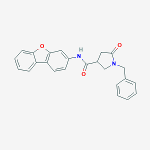 1-benzyl-N-(dibenzo[b,d]furan-3-yl)-5-oxopyrrolidine-3-carboxamide