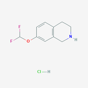 7-(Difluoromethoxy)-1,2,3,4-tetrahydroisoquinoline;hydrochloride