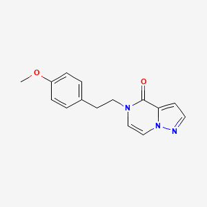 molecular formula C15H15N3O2 B2710614 5-[2-(4-Methoxyphenyl)ethyl]pyrazolo[1,5-a]pyrazin-4-one CAS No. 2325669-44-9
