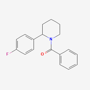 molecular formula C18H18FNO B2710615 (2-(4-Fluorophenyl)piperidin-1-yl)(phenyl)methanone CAS No. 1355222-38-6