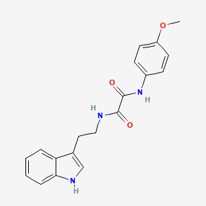 N-[2-(1H-indol-3-yl)ethyl]-N'-(4-methoxyphenyl)oxamide