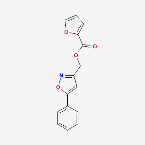 (5-Phenylisoxazol-3-yl)methyl furan-2-carboxylate