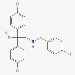 1,1-Bis(4-chlorophenyl)-2-[(4-chlorophenyl)methylamino]ethanol