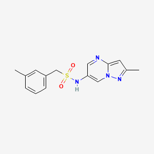 N-(2-methylpyrazolo[1,5-a]pyrimidin-6-yl)-1-(m-tolyl)methanesulfonamide