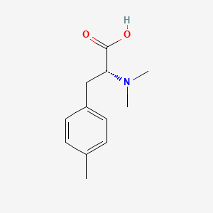 molecular formula C12H17NO2 B2710672 (2R)-2-(Dimethylamino)-3-(4-methylphenyl)propanoic acid CAS No. 2470280-17-0