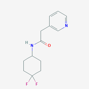 molecular formula C13H16F2N2O B2710693 N-(4,4-difluorocyclohexyl)-2-(pyridin-3-yl)acetamide CAS No. 2034515-90-5