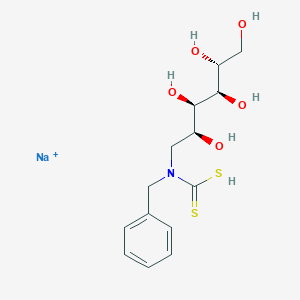 molecular formula C14H21NNaO5S2+ B027107 Nbg-dtc CAS No. 102996-80-5