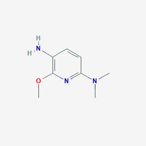 molecular formula C8H13N3O B2710808 6-methoxy-N2,N2-dimethylpyridine-2,5-diamine CAS No. 1094927-54-4