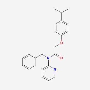 molecular formula C23H24N2O2 B2710830 N-苄基-2-[4-(异丙基)苯氧基]-N-(吡啶-2-基)乙酰胺 CAS No. 514201-28-6