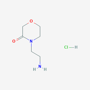 4-(2-Aminoethyl)morpholin-3-one hydrochloride