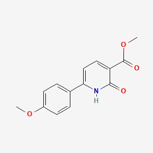 molecular formula C14H13NO4 B2710898 甲基6-(4-甲氧基苯基)-2-氧代-1,2-二氢吡啶-3-甲酸酯 CAS No. 125031-50-7