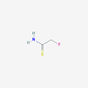 molecular formula C2H4FNS B2710900 2-氟代硫代乙酰胺 CAS No. 84350-43-6