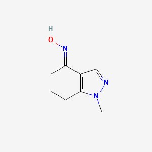 B2710910 1-methyl-1,5,6,7-tetrahydro-4H-indazol-4-one oxime CAS No. 847173-18-6