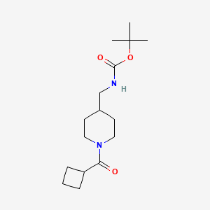 B2710912 tert-Butyl [1-(cyclobutanecarbonyl)piperidin-4-yl]methylcarbamate CAS No. 1286274-45-0