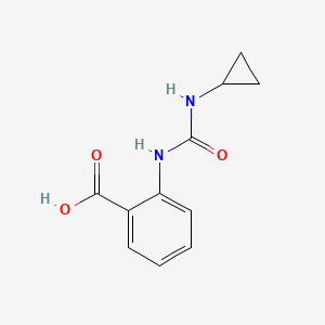 molecular formula C11H12N2O3 B2710922 2-(3-Cyclopropylureido)benzoic acid CAS No. 1146299-28-6