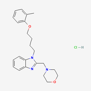 4-((1-(4-(o-tolyloxy)butyl)-1H-benzo[d]imidazol-2-yl)methyl)morpholine hydrochloride