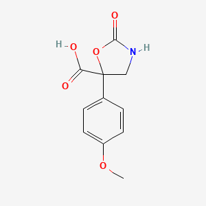 5-(4-Methoxyphenyl)-2-oxo-1,3-oxazolidine-5-carboxylic acid