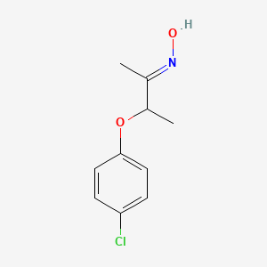 molecular formula C10H12ClNO2 B2710981 3-(4-氯苯氧基)-2-丁酮肟 CAS No. 338978-47-5
