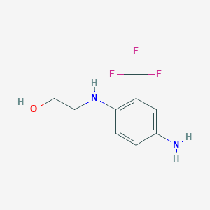 2-((4-Amino-2-(trifluoromethyl)phenyl)amino)ethanol