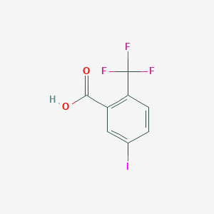 molecular formula C8H4F3IO2 B2711000 5-Iodo-2-(trifluoromethyl)benzoic acid CAS No. 655-00-5