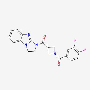 5-[1-(3,4-Difluorobenzoyl)azetidine-3-carbonyl]-2,5,7-triazatricyclo[6.4.0.0^{2,6}]dodeca-1(8),6,9,11-tetraene
