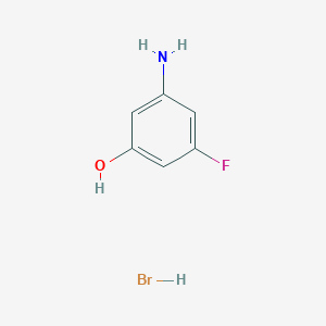 molecular formula C6H7BrFNO B2711030 3-amino-5-fluorophenol hydrobromide CAS No. 2243515-02-6