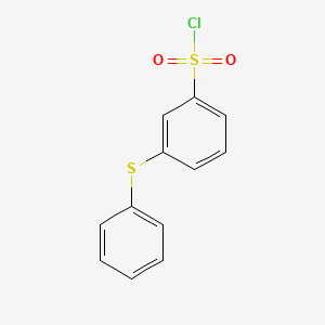 molecular formula C12H9ClO2S2 B2711056 3-(Phenylsulfanyl)benzene-1-sulfonyl chloride CAS No. 2031260-56-5