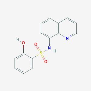 molecular formula C15H12N2O3S B2711078 2-羟基-N-喹啉-8-基苯磺酰胺 CAS No. 21868-79-1