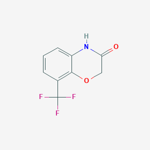 8-(trifluoromethyl)-3,4-dihydro-2H-1,4-benzoxazin-3-one