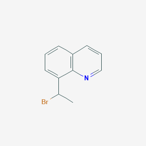 molecular formula C11H10BrN B2711102 8-(1-溴乙基)喹啉 CAS No. 60333-51-9