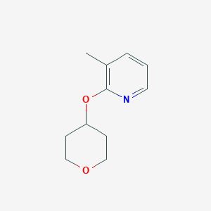 3-Methyl-2-(oxan-4-yloxy)pyridine
