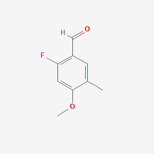 2-Fluoro-4-methoxy-5-methylbenzaldehyde