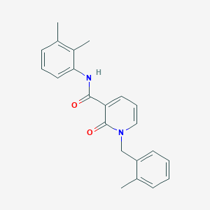 molecular formula C22H22N2O2 B2711211 N-(2,3-dimethylphenyl)-1-(2-methylbenzyl)-2-oxo-1,2-dihydropyridine-3-carboxamide CAS No. 946354-86-5