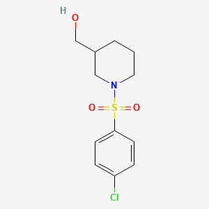 {1-[(4-Chlorophenyl)sulfonyl]-3-piperidinyl}methanol