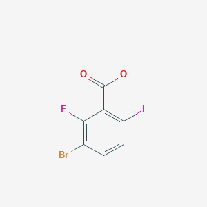 molecular formula C8H5BrFIO2 B2711240 Methyl 3-bromo-2-fluoro-6-iodobenzoate CAS No. 1936253-89-2